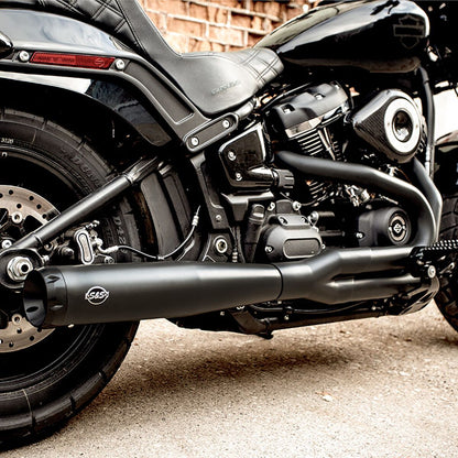 S&S CYCLE EXHAUST 2:1 SUPERSTREET - BLAC 550-0789