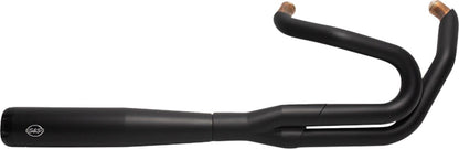 S&S CYCLE EXHAUST 2:1 SUPERSTREET - BLAC 550-0789
