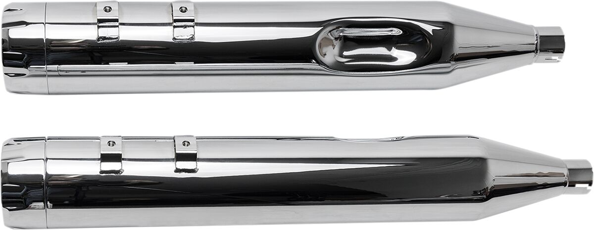 S&S CYCLE MUFFLER 4.5" SLIP-ON MK45 CHROME THRUSTER END CAP-CHROME BODY FINISH 550-0620