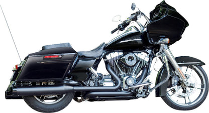 S&S CYCLE MUFFLER 4.5" SLIP-ON MK45 BLACK CONTRAST CUT THRUSTER END CAP-JET-HOT� BLACK BODY FINISH 550-0621