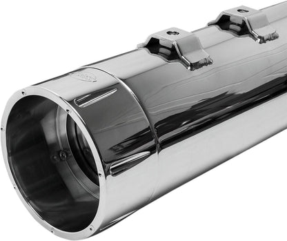 S&S CYCLE MUFFLER 4.5" SLIP-ON MK45 CHROME TRACER END CAP-CHROME BODY FINISH 550-0624