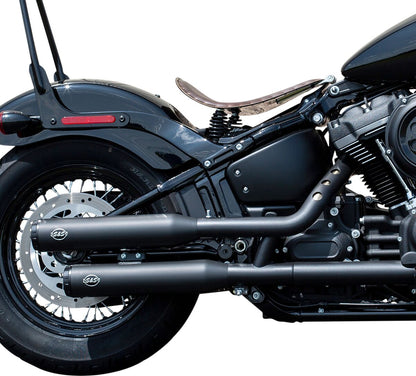 S&S CYCLE MUFFLER SLIP ON GRAND NATIONAL BLACK CERAMIC 550-0737