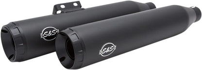 S&S CYCLE MUFFLER SLIP ON GRAND NATIONAL BLACK CERAMIC 550-0737