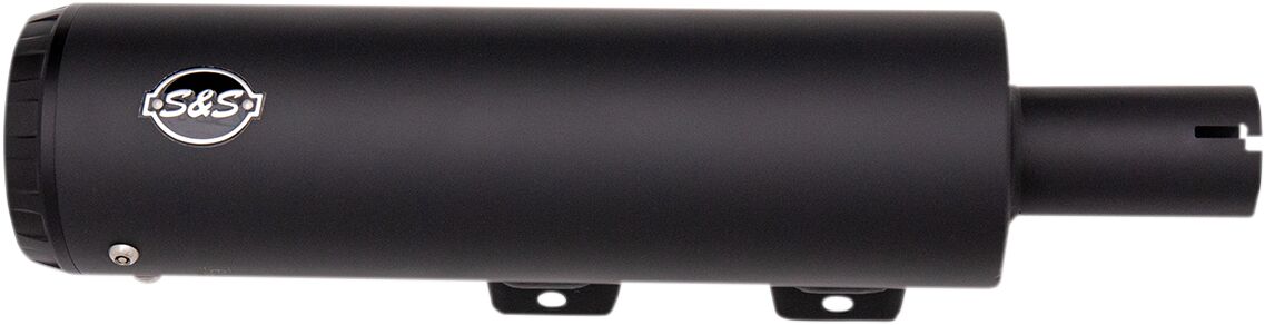 S&S CYCLE Grand National 4" EC Slip-On Mufflers Black/Black 550-0827