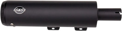 S&S CYCLE Grand National 4" EC Slip-On Mufflers Black/Black 550-0827