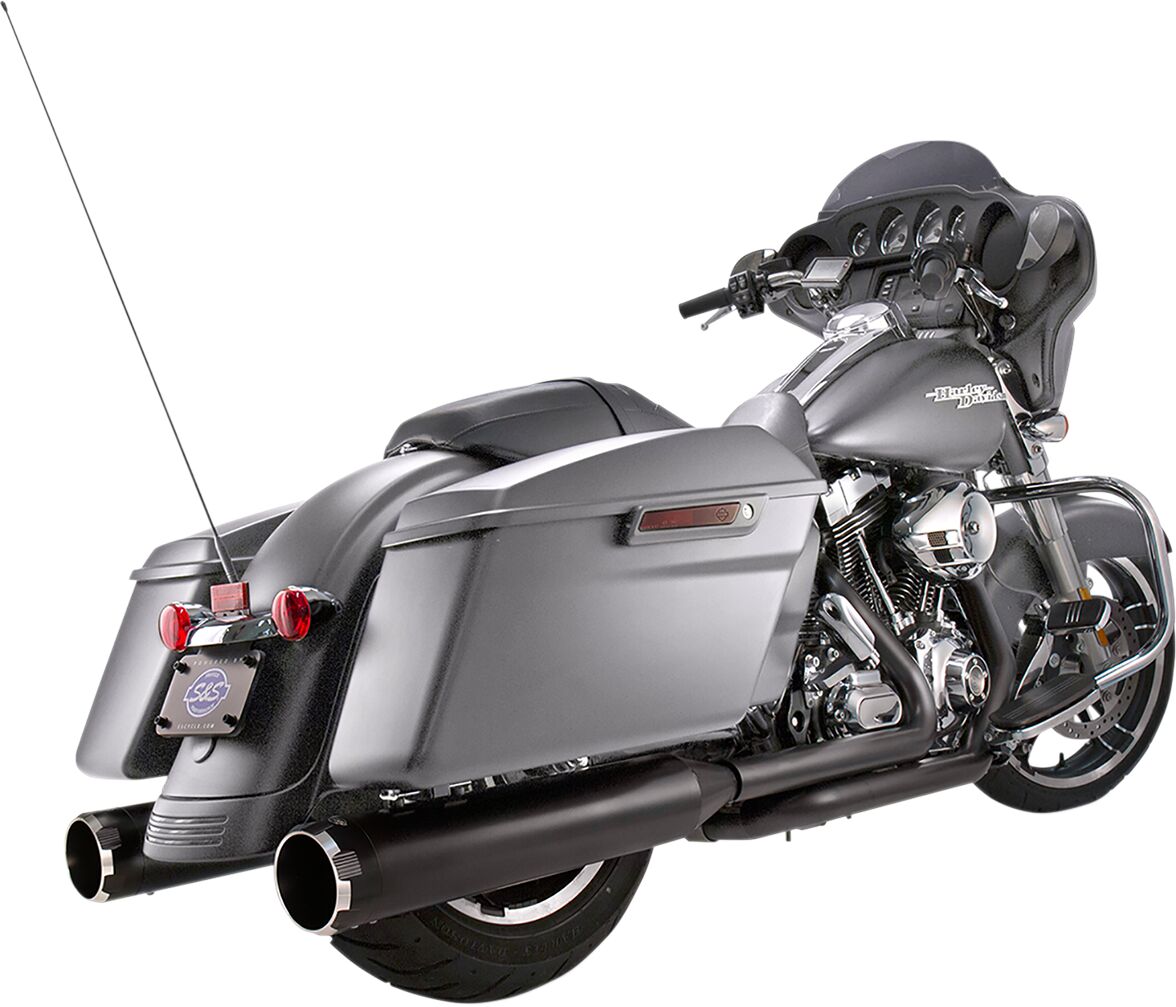 S&S CYCLE Mk45 EC Slip-On Muffler Thruster Black 550-0862