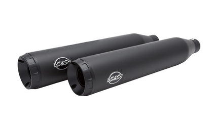 S&S CYCLE Grand National EC Slip On Mufflers Black/Black 550-1001