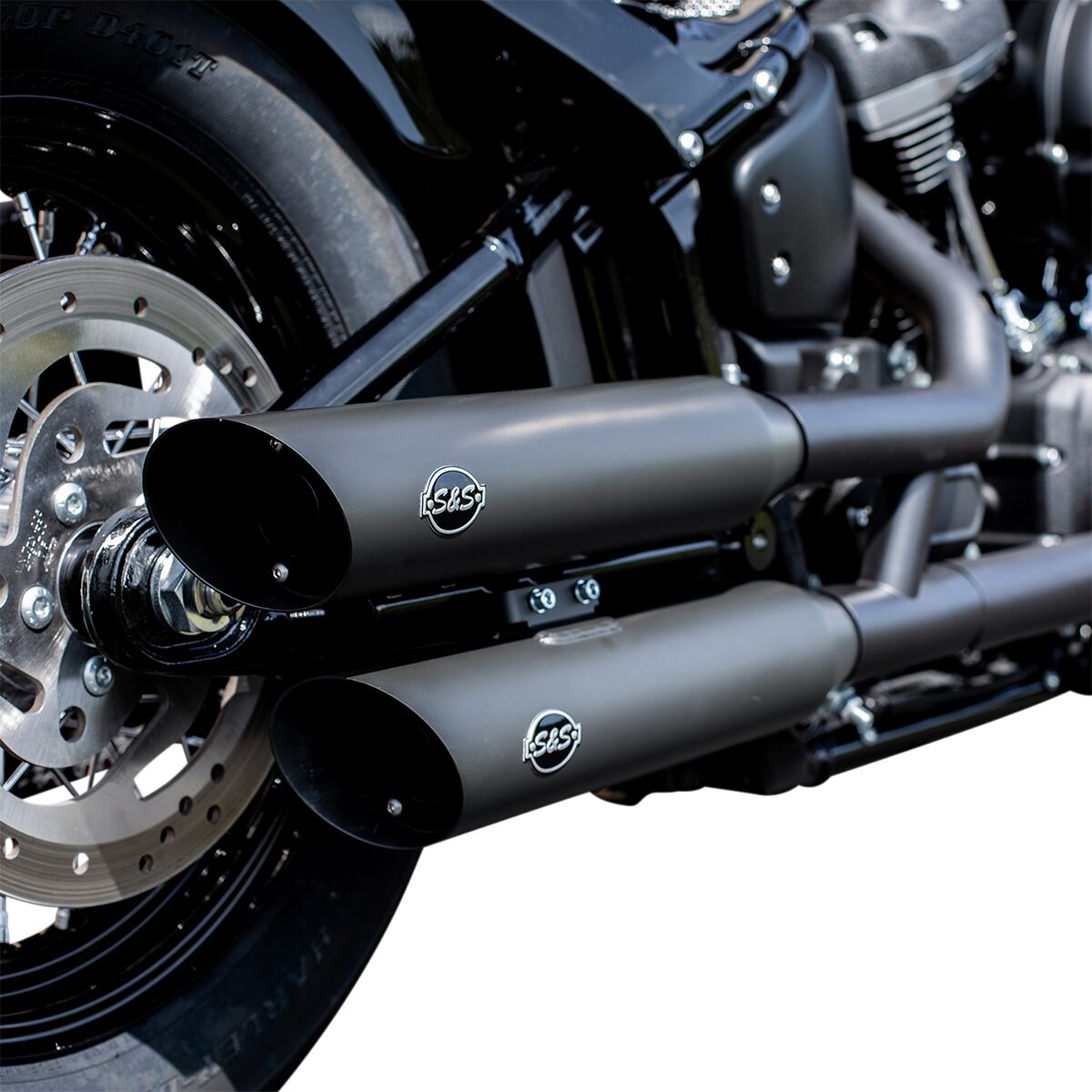 S&S CYCLE MUFFLERS - 50ST SLASH CUT - M8 550-0752B