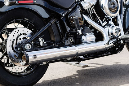 S&S CYCLE Grand National 4.0" EC Slip On Mufflers Chrome 550-1160