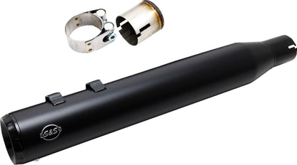 S&S CYCLE Muffler Swindler 2:1 Black 4" M8 Touring 550-1139