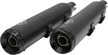 S&S CYCLE Grand National Slip On Mufflers Black 550-1033