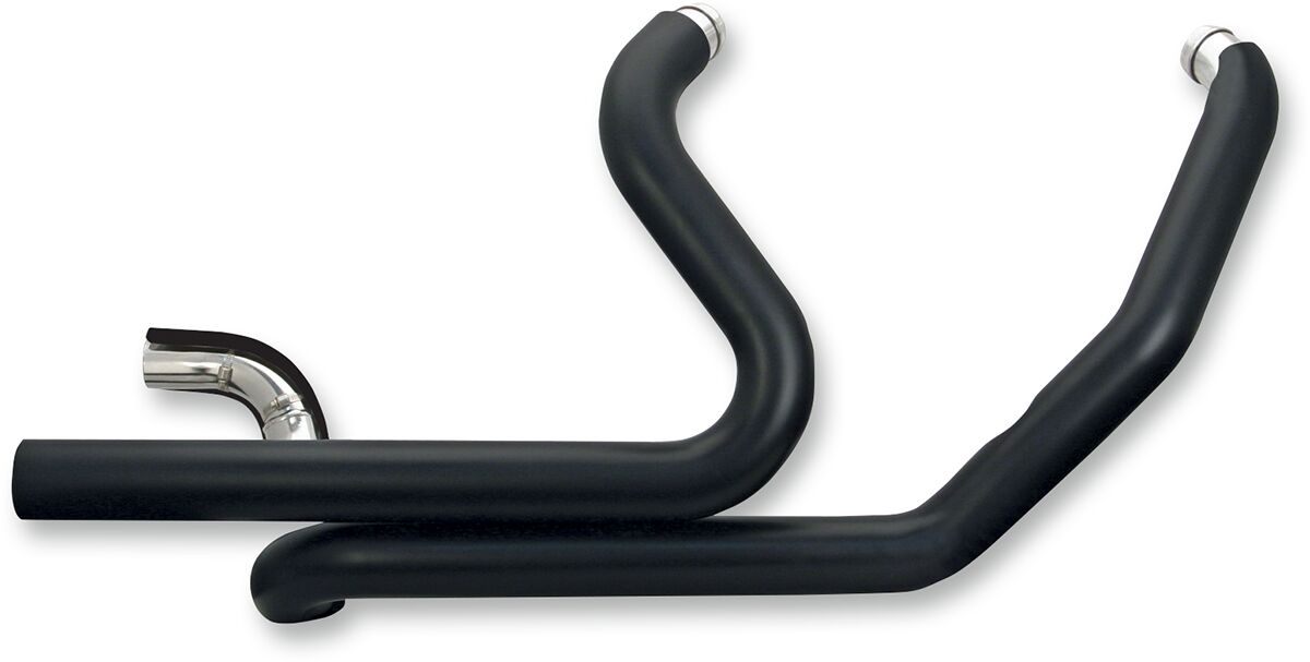 S&S CYCLE HEADER DUAL SYSTEM BLACK 550-0142A