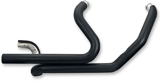 S&S CYCLE HEADER DUAL SYSTEM BLACK 550-0142A