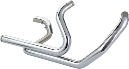 S&S CYCLE HEADER SYSTEM DUAL FOR MILWAUKEE M8 CHROME 550-0704