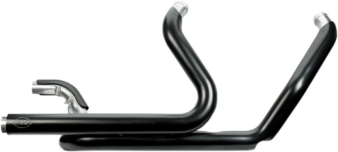 S&S CYCLE HEADER SYSTEM DUAL FOR MILWAUKEE M8 BLACK 550-0705