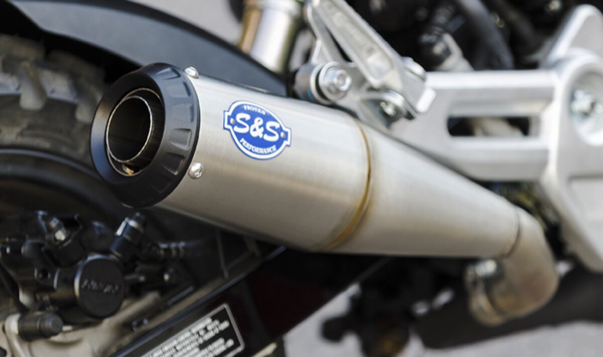 S&S CYCLE MUFFLER 3.5 SS GN GROM 550-1072