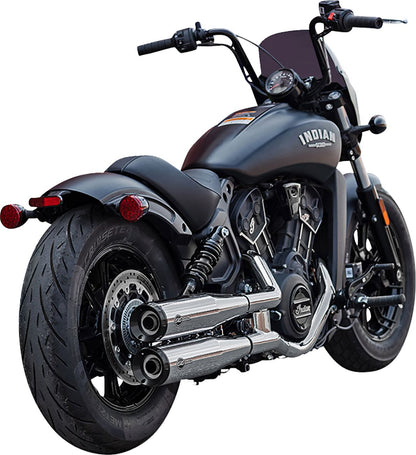 S&S CYCLE Muffler slip-on Grand National Chrome Race Only Scout 19-23 4110-156-R