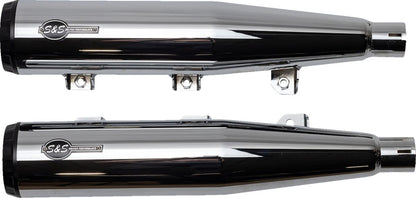 S&S CYCLE Muffler slip-on Grand National Chrome Race Only Scout 19-23 4110-156-R