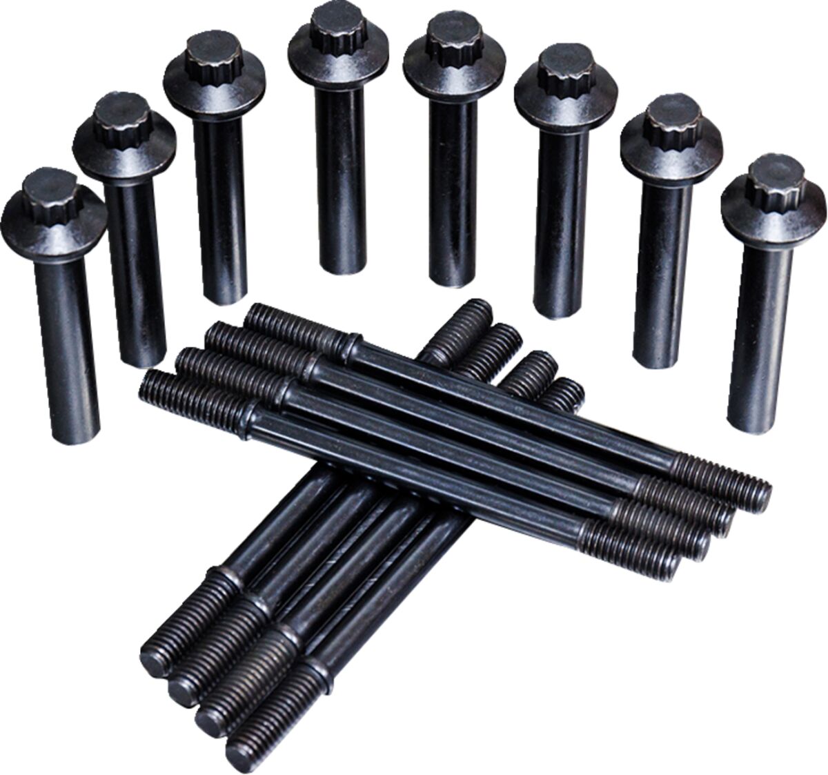 S&S CYCLE Cylinder Stud & Head Bolt Kit - 8 Pack 2017-2023 M8 Models 900-1176