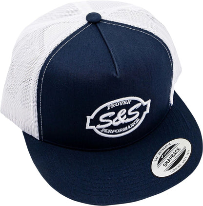 S&S CYCLE HAT TRUCKER NAVY 510-0736