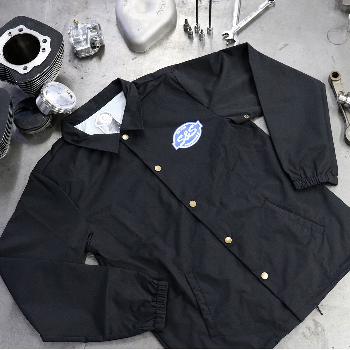 S&S CYCLE JACKET BLACK XXL 510-0554