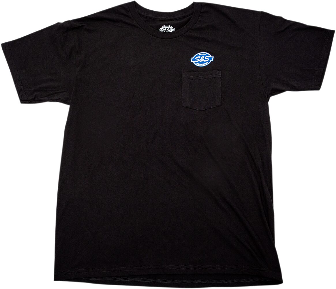 S&S CYCLE TEE SHIRT S&S POCKET BK S 510-0616