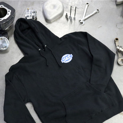 S&S CYCLE HOODY BLACK S 510-0544