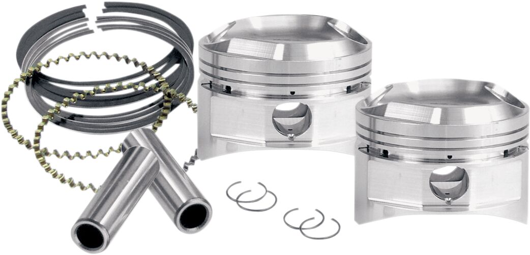 S&S CYCLE FORGED PISTON KIT 3.625" STD-SIZE STD-COMPRESSION 92-1060