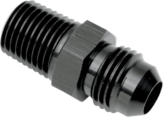GOODRIDGE Adapter Straight JIC/NPT -6-1/8 Aluminum Black 816-06-02DBK