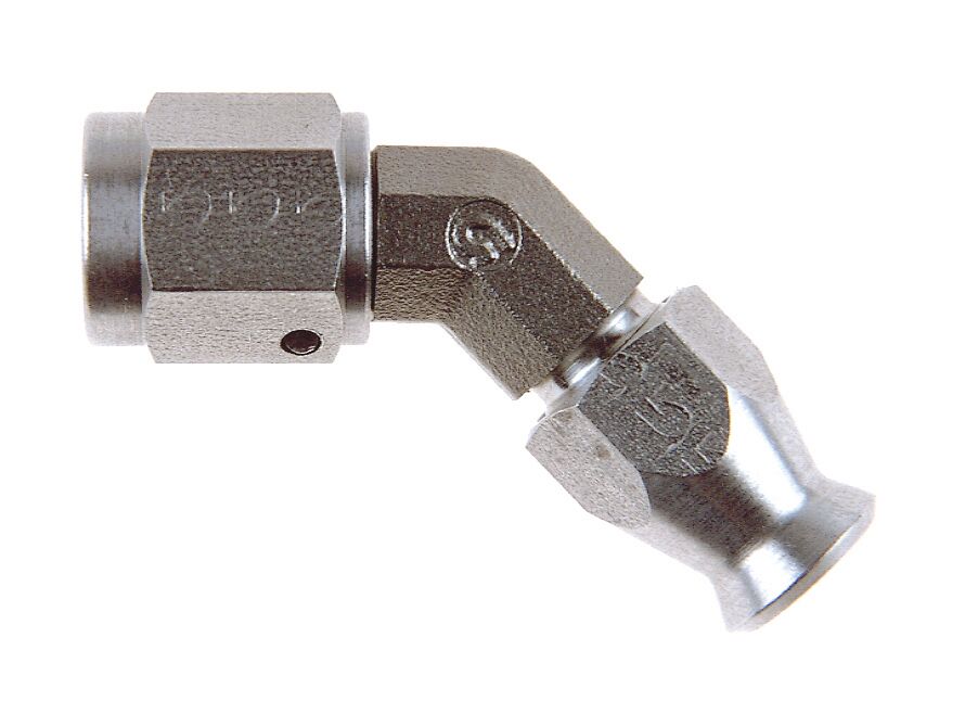GOODRIDGE FITTING STAINLESS-STEEL FORGED 45° -03 FEMALE CONCAVE SEAT 3/8x24 JIC/UNF 6045-03C