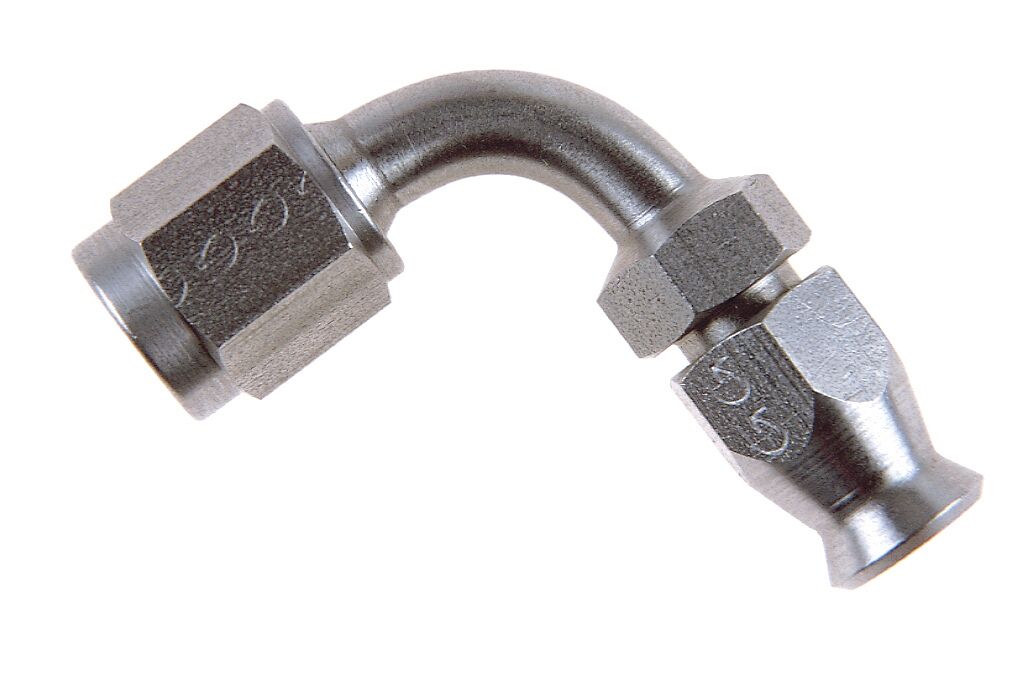 GOODRIDGE FITTING STAINLESS-STEEL 90° SWEPT TUBE -03 FEMALE CONCAVE SEAT 3/8x24 JIC/UNF 6091-03C