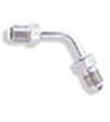 GOODRIDGE BRAKELINE ADAPTER TUBE 60° -03-03 2x MALE 3/8x24 JIC/UNF TO 3/8x24 JIC/UNF CONCAV SHORT BLACK 660-03BK