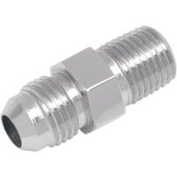 GOODRIDGE BRAKELINE ADAPTER FOR AN-03 HOSE STAINLESS-STEEL 2x MALE 3/8x24 JIC/UNF TO 1/8x27 NPT 816-03C