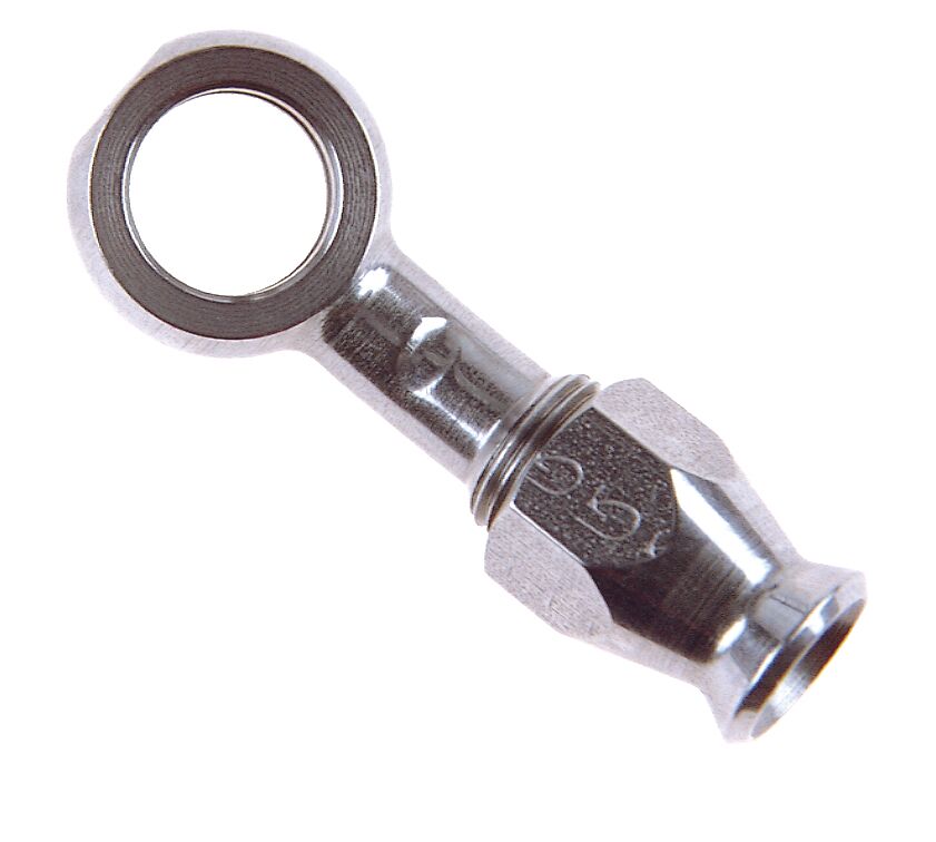 GOODRIDGE BANJO FITTING STAINLESS-STEEL 20�� -02 HOLE-�~ 8mm LONG 5093-02C