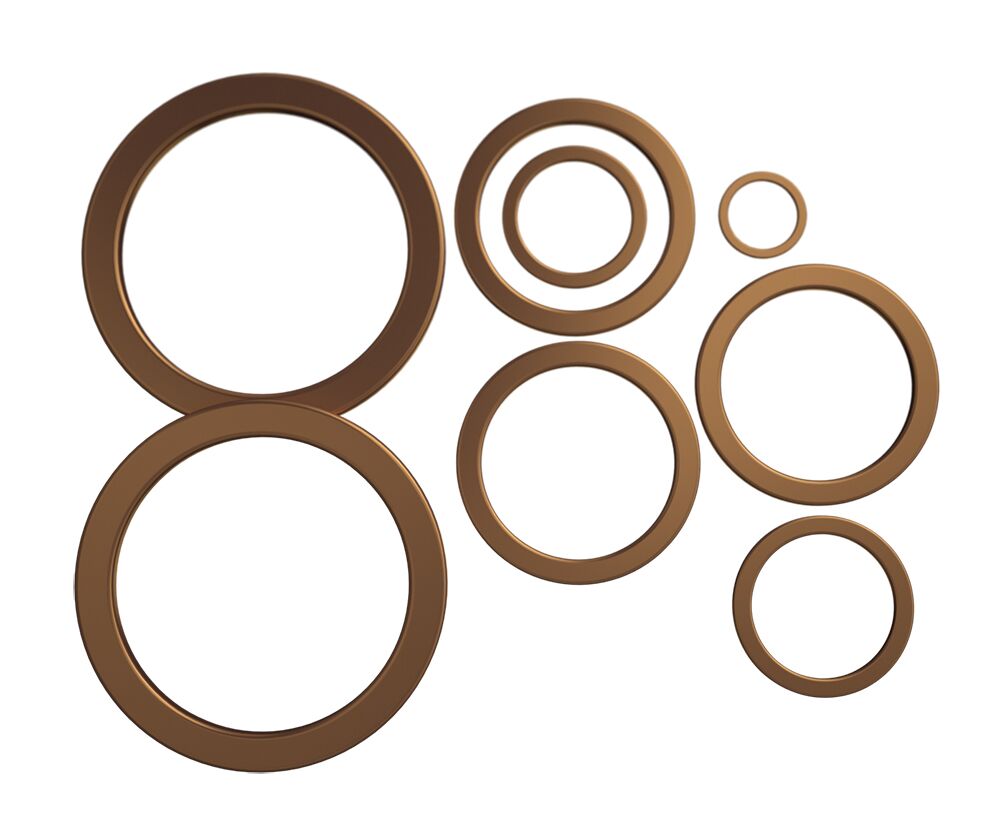 GOODRIDGE CRUSH WASHER COOPER INNER-�~ 8mm OUTER-�~ 11mm THICKNESS 1,00mm 6PKG 44514-6