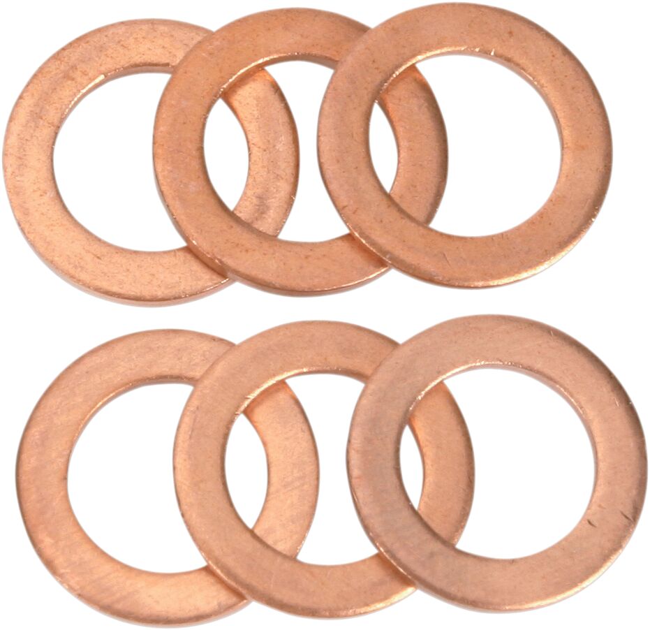 GOODRIDGE CRUSH WASHER COOPER INNER-�~ 11mm OUTER-�~ 17,4mm THICKNESS 1,3mm 6PKG 44518HD-6