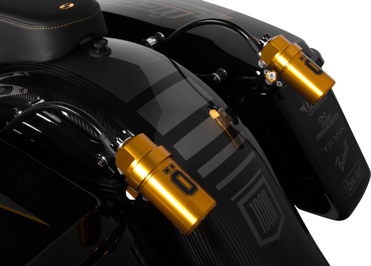 OHLINS SHOCK STX 36 BLACKLINE FULLY ADJ BAGGER 12 HD 779