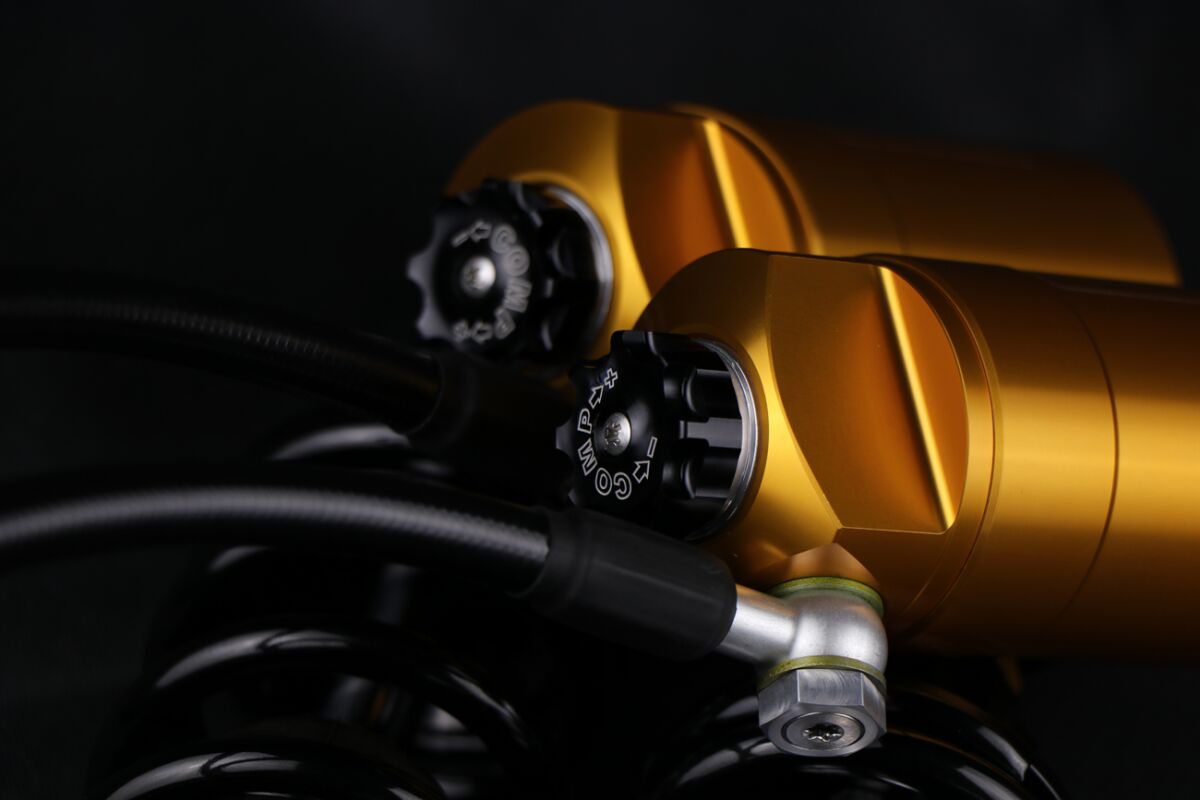 OHLINS SHOCK STX 36 BLACKLINE FULLY ADJ BAGGER 12 HD 779
