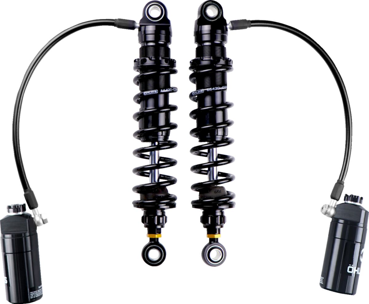 OHLINS SHOCK STX PRO 13" BLACK RES STANDARD SPRING TOURING HD 051