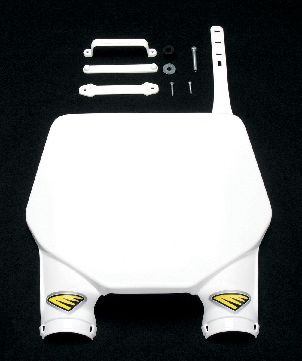 CYCRA STADIUM FRONT NUMBER PLATE HONDA WHITE 1CYC-1205-42