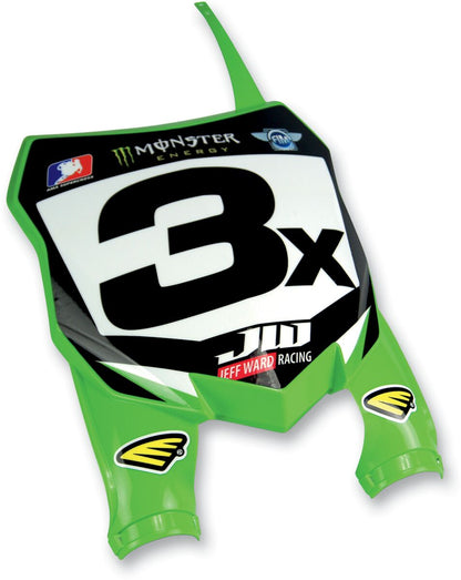 CYCRA STADIUM FRONT NUMBER PLATE KAWASAKI GREEN 1CYC-0700-72