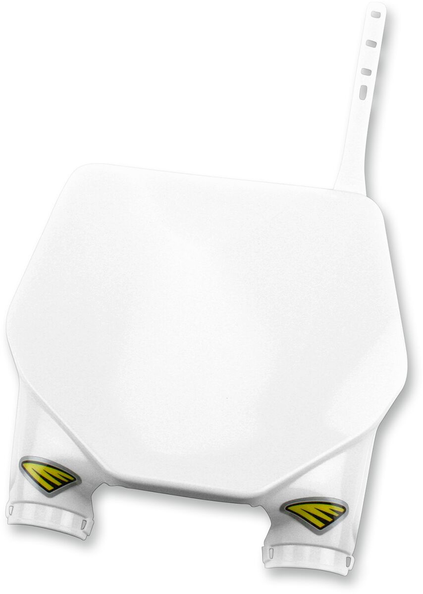 CYCRA STADIUM FRONT NUMBER PLATE HONDA/SUZUKI WHITE 1CYC-1200-42