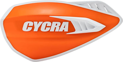 CYCRA Orange/White Cyclone Handguards 1CYC-0056-203