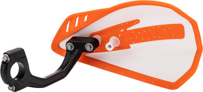 CYCRA White/Orange Cyclone Handguards 1CYC-0056-229