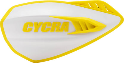 CYCRA White/Yellow Cyclone Handguards 1CYC-0056-234