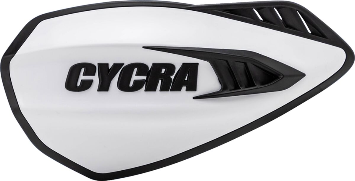 CYCRA White/Black Cyclone Handguards 1CYC-0056-237