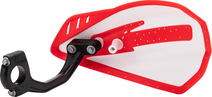 CYCRA White/Red Cyclone Handguards 1CYC-0056-239