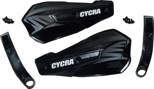 CYCRA Replacement Vortex Handshields w/ Abrasion Guards - Black 1CYC-1029-12
