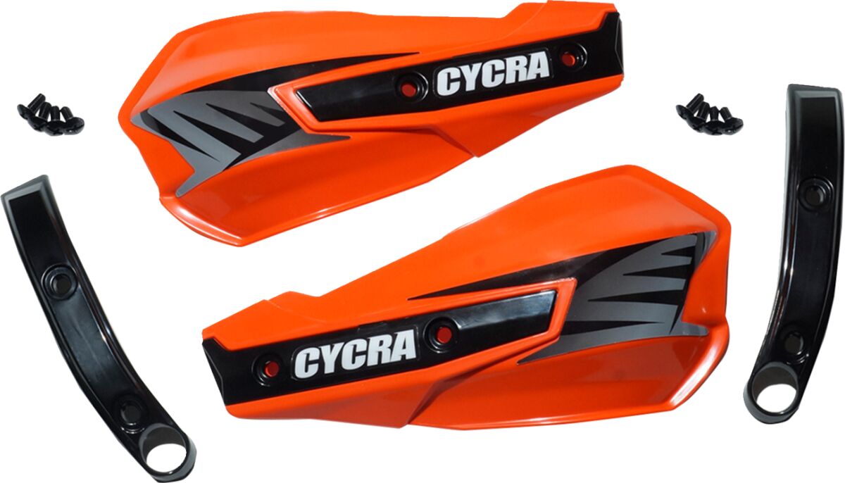 CYCRA Replacement Vortex Handshields w/ Abrasion Guards - Orange 1CYC-1029-22
