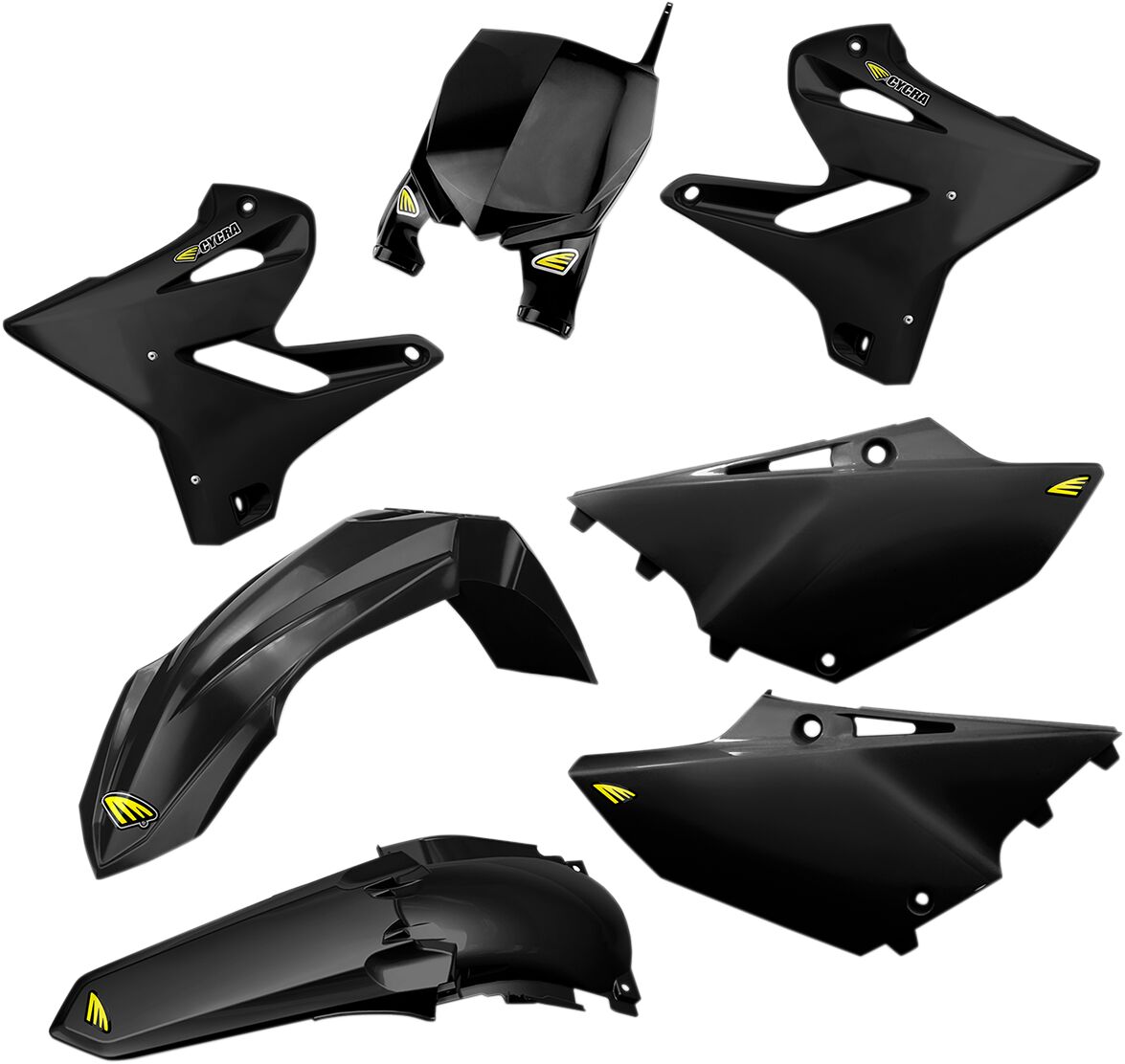 CYCRA POWERFLOW COMPLETE BODY KIT YAMAHA BLACK 1CYC-9316-12